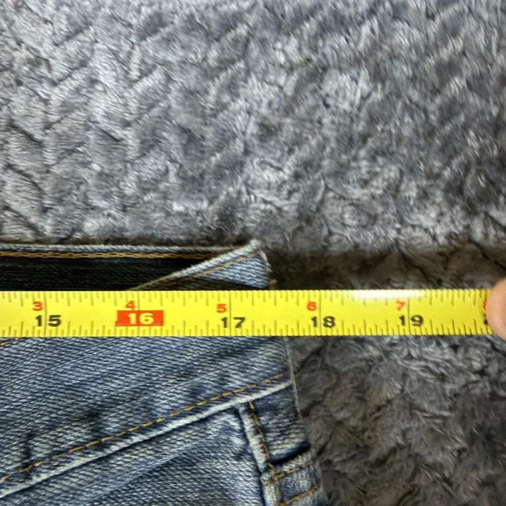 Levis 559 Jeans Mens 34x32 Blue Denim Cotton Faded Faded Straight Workwear Adult